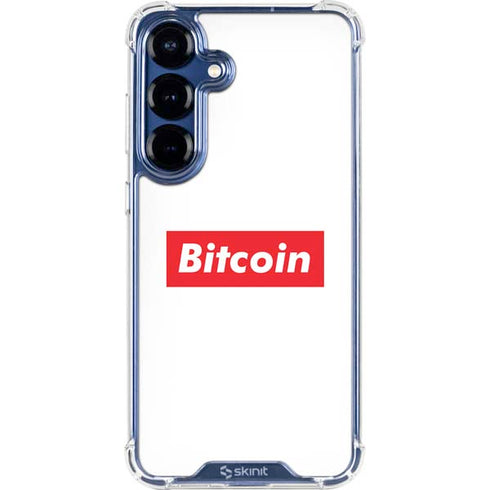 Bitcoin Crypto Galaxy S25 Clear Case